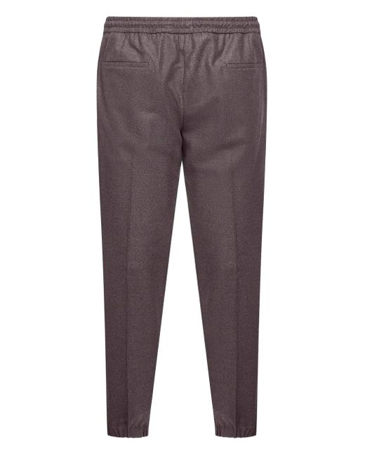 D4.0 Gray Drawstribg Trousers for men