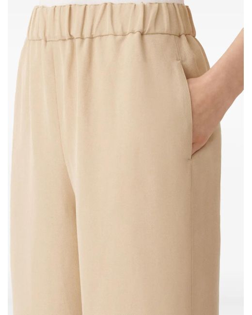 Fabiana Filippi Natural Straight-Leg Trousers