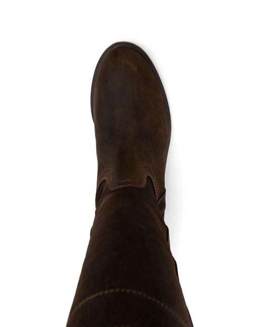 Scarosso Brown Tess 30Mm Suede Boots