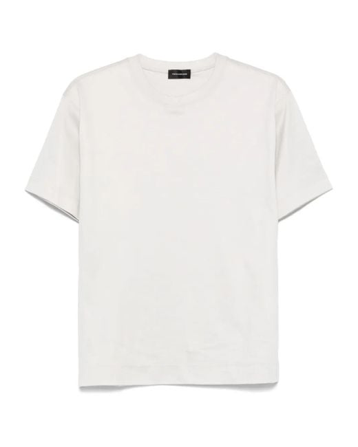 メンズ Tagliatore クルーネック Tシャツ White