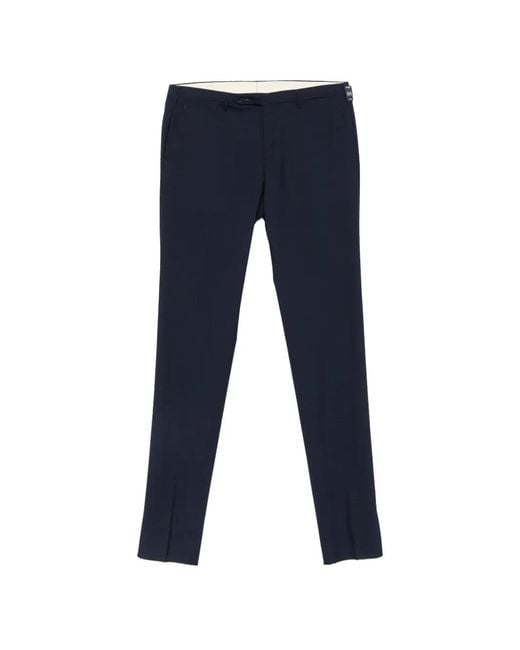 Rota Blue Belt-Loops Trousers for men
