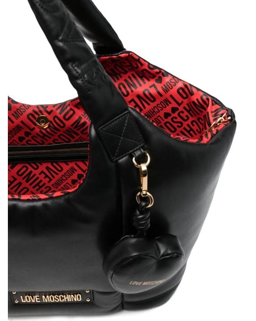 Love Moschino Black Padded Tote Bag