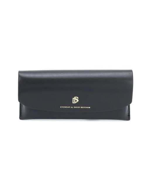 David Beckham Brown Rectangular Frame Tortoise-Shell Glasses