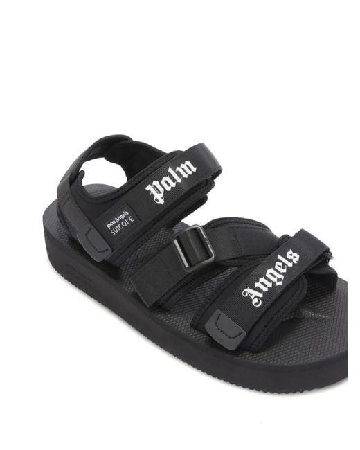 Palm Angels Black X Suicoke Kisee Sandals for men