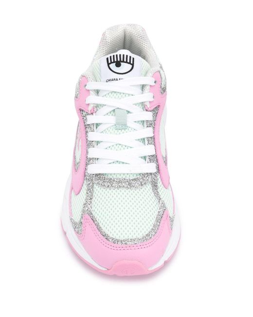 pink colour sneakers