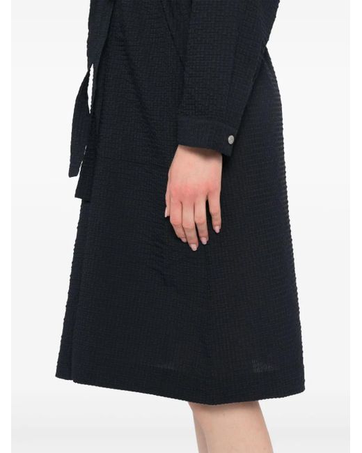 SPORT b. by agnès b. Blue Seersucker Shirt Dress