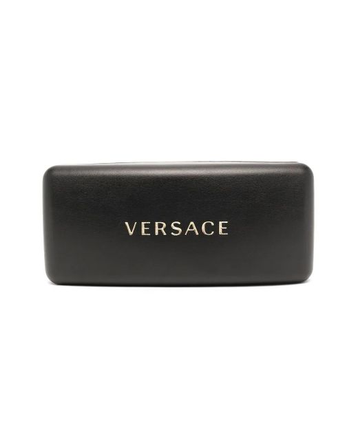 Versace Blue Sonnenbrille Mit Geometrischem Gestell