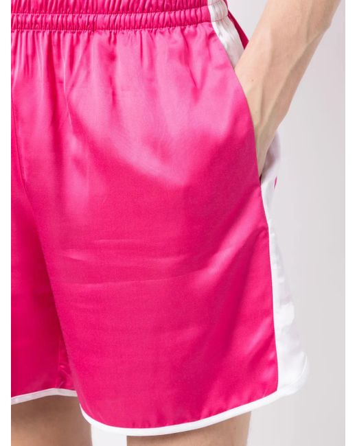 BLUE SKY INN Pink Waiter Elasticated-Waistband Shorts for men