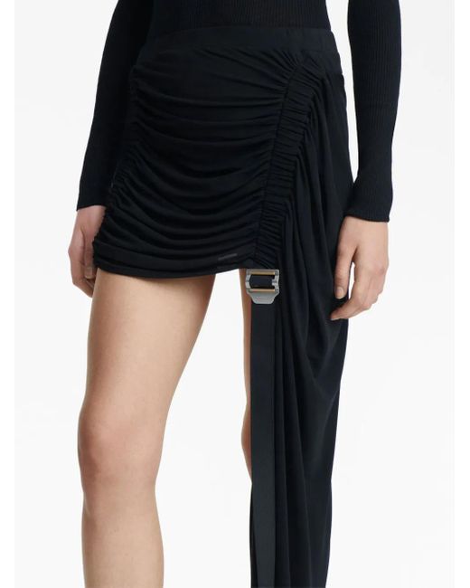 Dion Lee Gesmockte Mini-Rok in het Black
