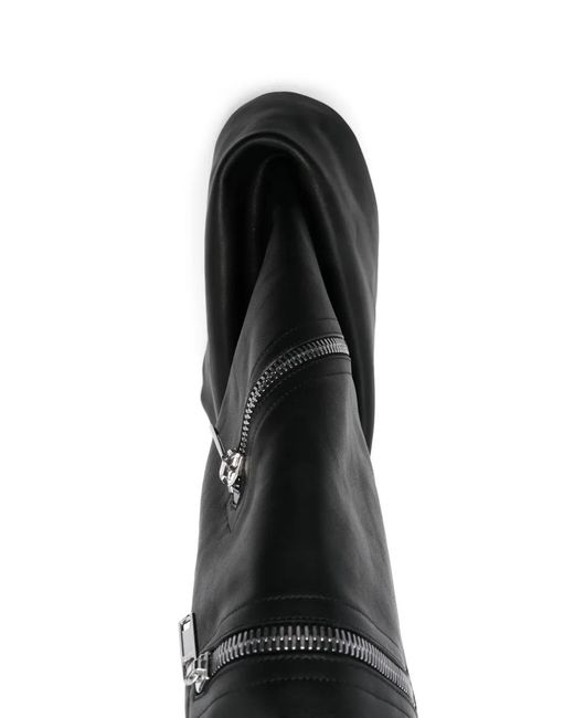Rick Owens Black Cargoflares Sneak Boots
