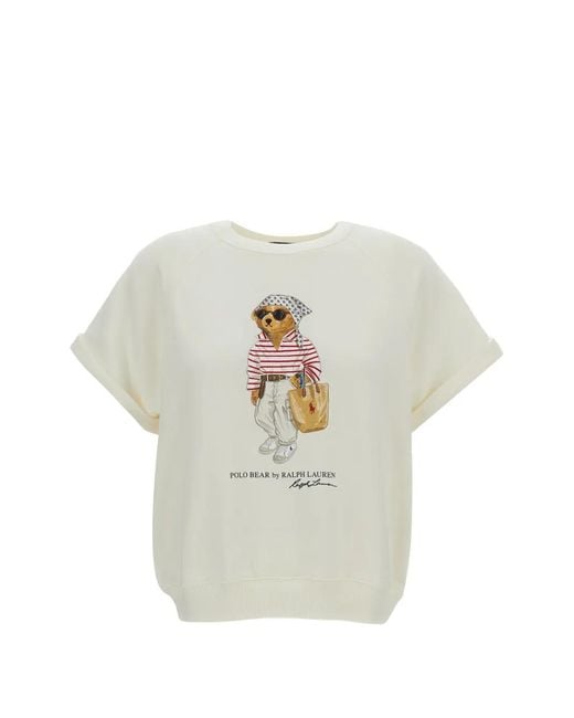 Polo Ralph Lauren White Crew Neck Short Sleeves T-Shirt