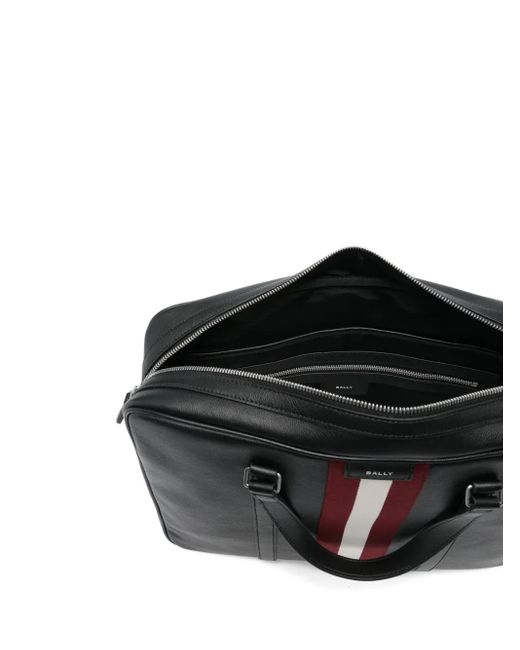 Bally Aktentasche mit Streifendetail in Black für Herren