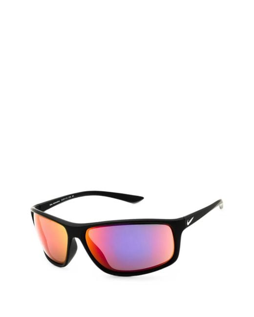 Nike Pink Adrenaline Rectangle-Frame Sunglasses