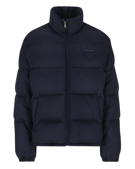 Schwarze Daunenjacke Prada Gesteppte Daunenjacke Prada