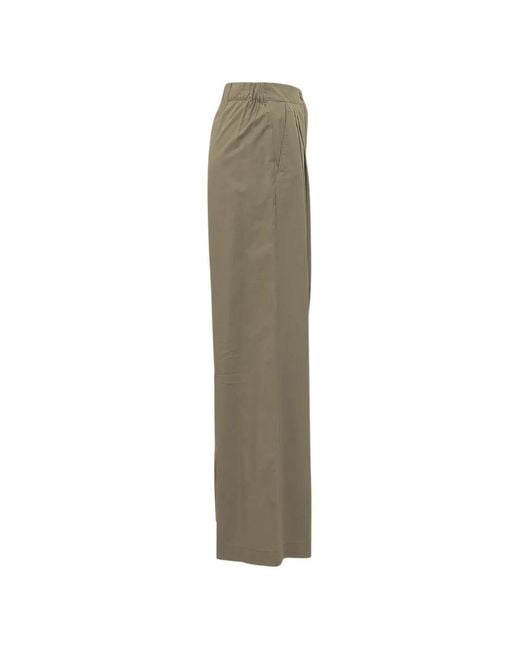 Weekend by Maxmara Natural Pleated Buttoned Trousers