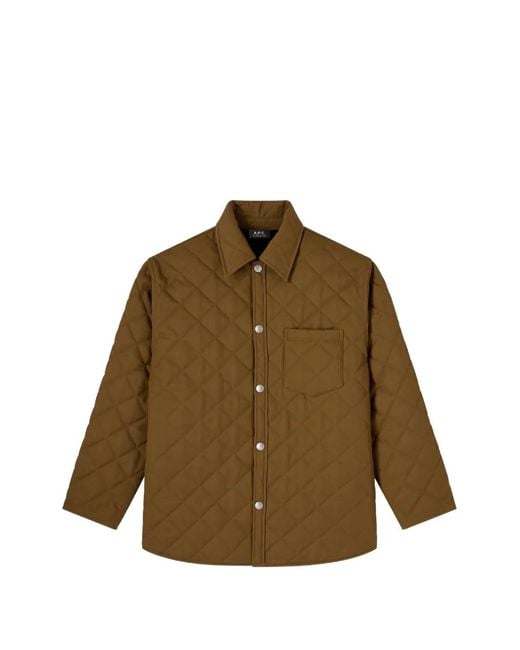 A.P.C. Green Georges Coat