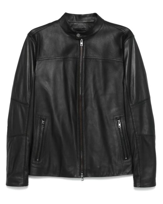 Michael Kors Black Basic Racer Jacket for men