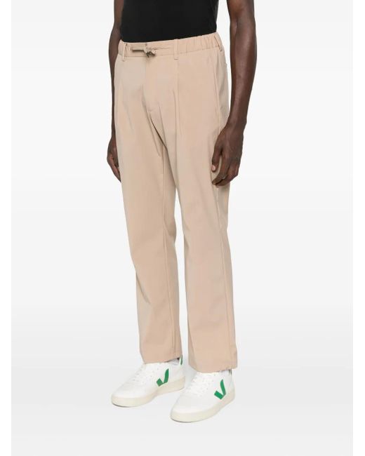 Herno Natural Pleated Drawstring Trousers for men