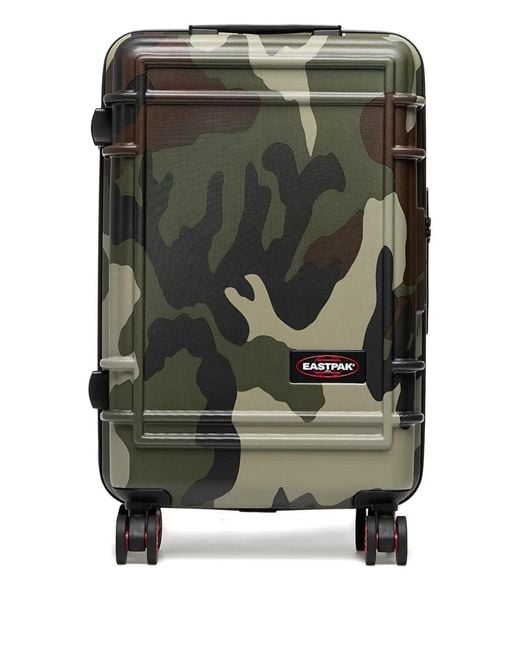 Eastpak Green Resist'R Camouflage Zip Suitcase