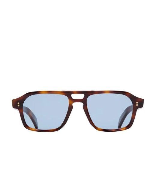 Cutler & Gross Blue Gr15 Browline Sunglasses