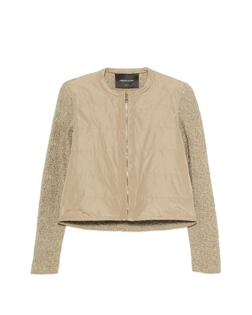 Fabiana Filippi Natural Cotton Polyester Polyamide Jacket
