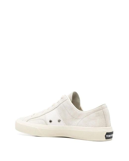 Tom Ford White Lace-up Sneakers for men