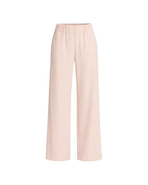 Kocca White Natelle Elasticated-Waist Trousers