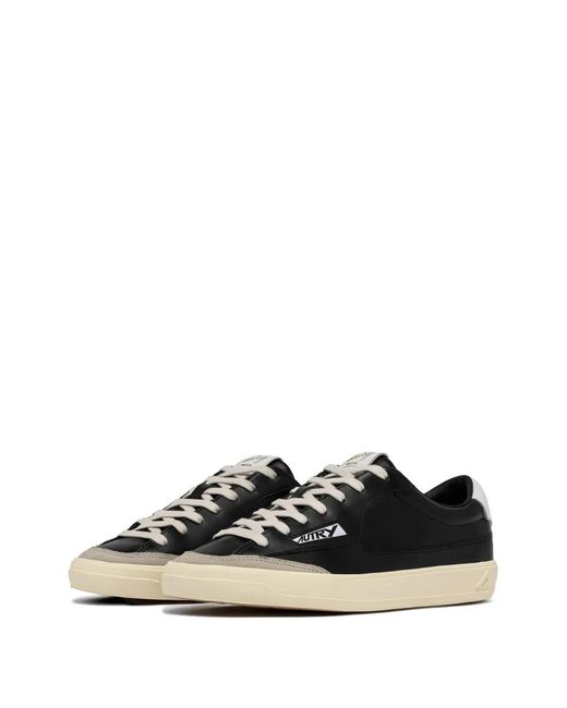 Autry Black Windscape Low Leat/Sue for men
