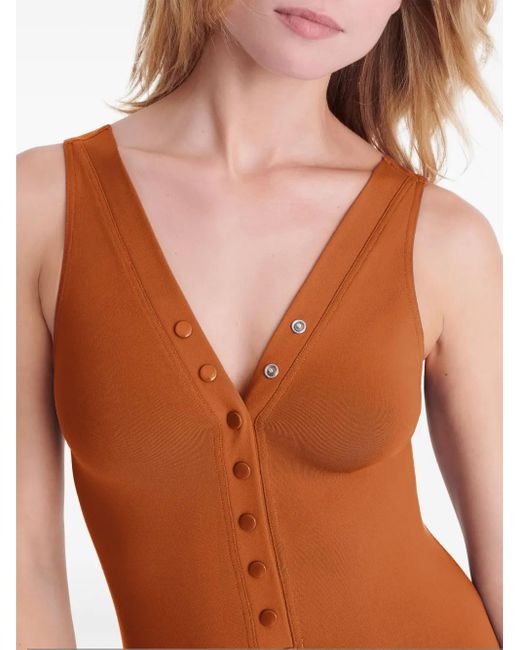 Eres Brown Icône Swimsuit
