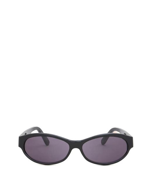 Marni Purple Lunettes De Soleil Ozound À Monture Ovale Fine