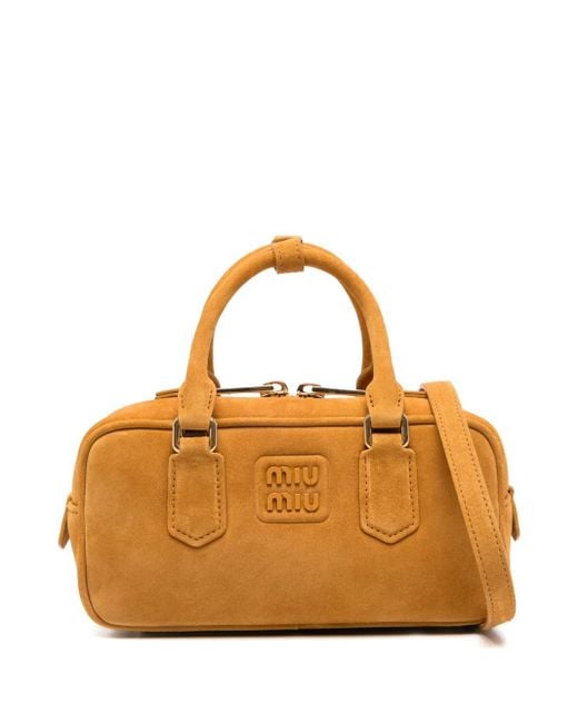 Miu Miu Metallic Arcadie Tote Bag