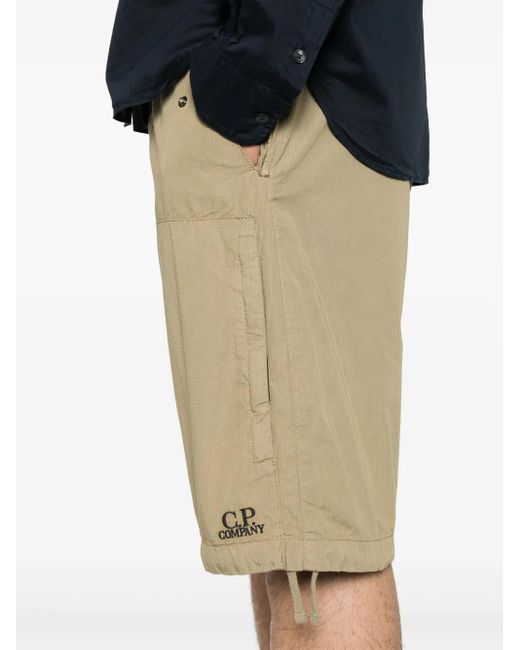 C P Company Natural Ripstop Shorts for men