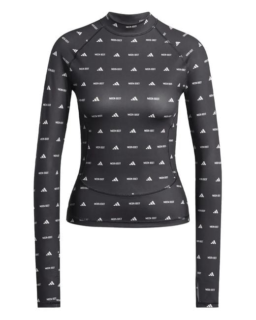 Adidas Blue X Moon Boot Long-Sleeves Sweater