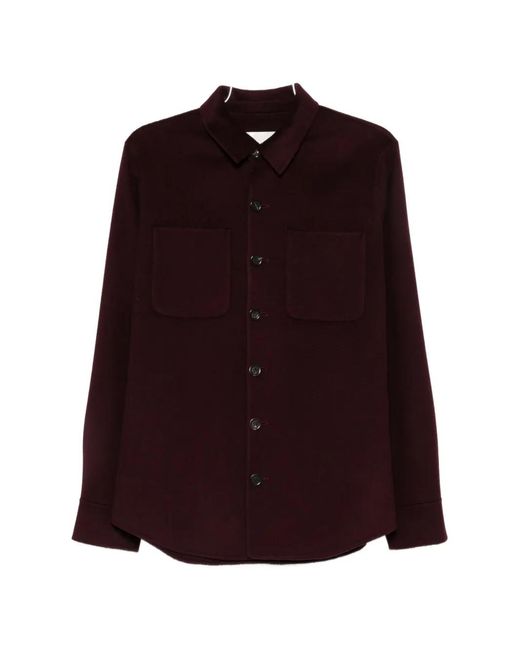 Bompard Purple Long-Sleeves Shirt Jacket for men