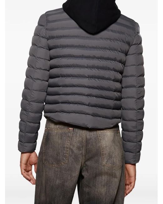 PRAYING Black Hooded Puffer Hoodie Jacket for men