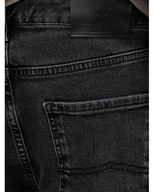 ARMANI EXCHANGE Black High Quality Jeans for men