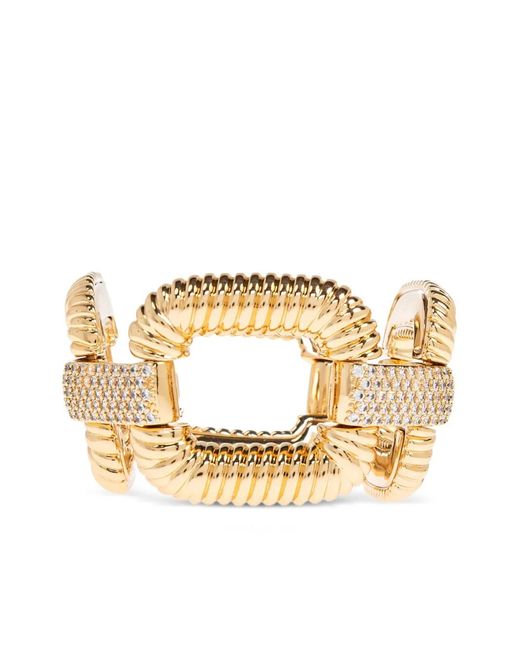 Self-Portrait Metallic Knocker Bracelet