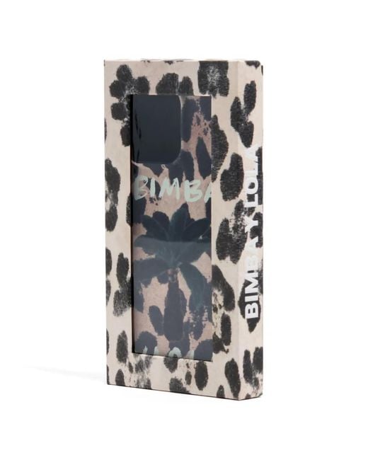 Bimba Y Lola Gray Iphone 16 Pro Animal-Print Phone Case