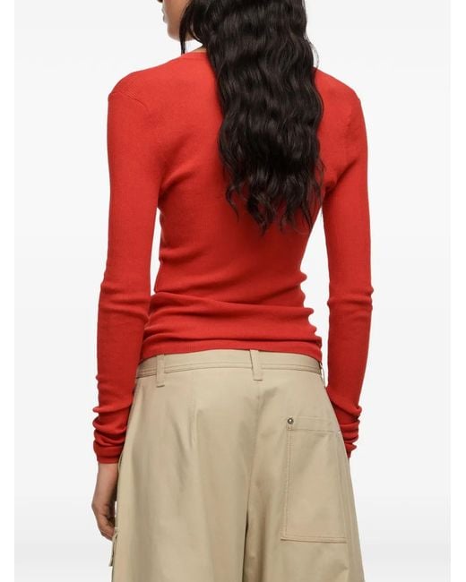 Bimba Y Lola White Cargo-Pocket Trousers