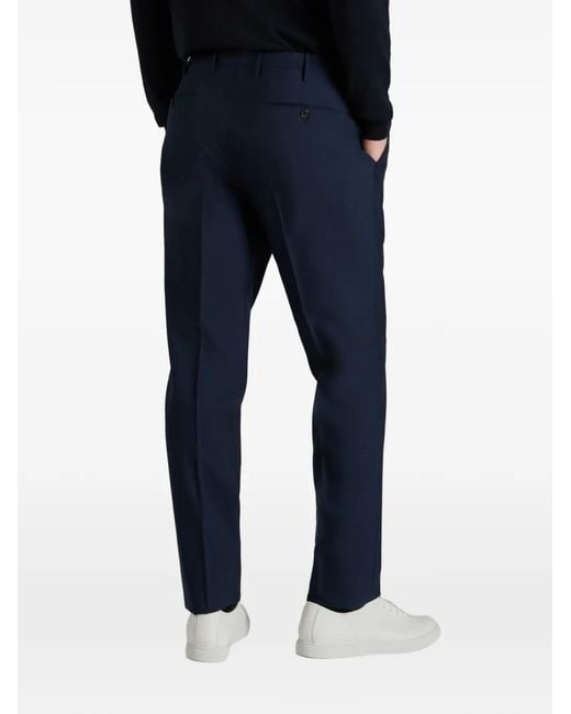 Slowear Plooibroek in het Blue voor heren