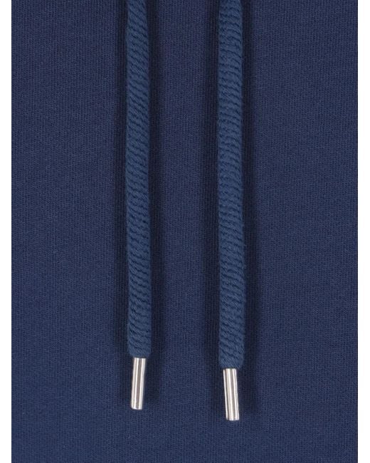 Maison Kitsuné Blue Dressed Fox Oversize Hoodie for men