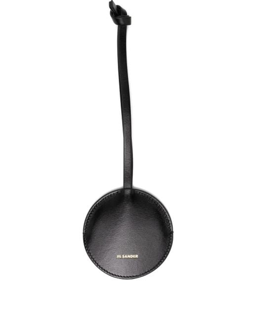 Jil Sander Black Cannolo Mirror Case