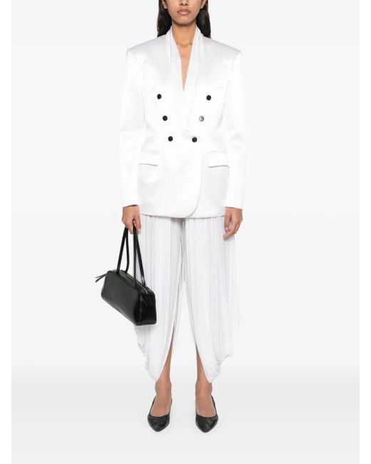 Burc Akyol White Sultan Trousers