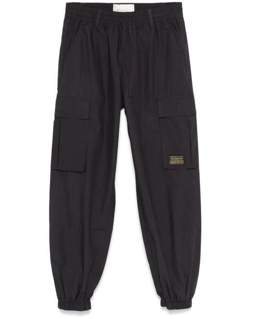 Champion Blue Logo Patch Cargo Drawstring Trousers for men