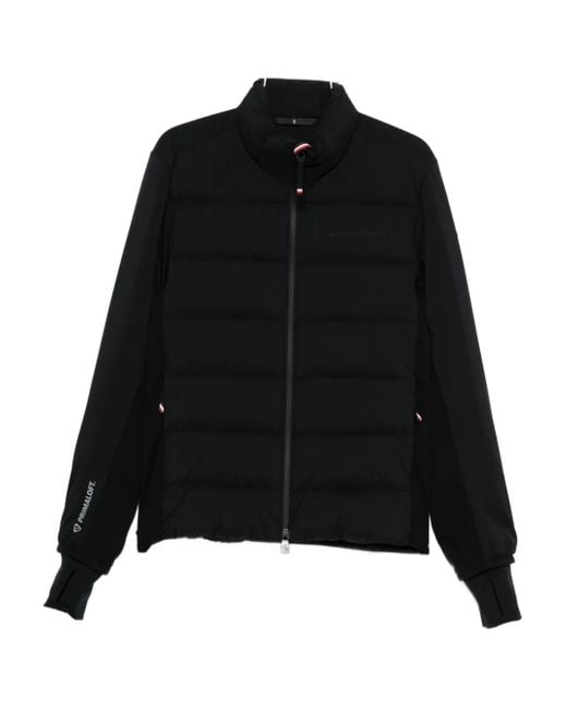 メンズ Moncler ジップアップ パデッドジャケット Black