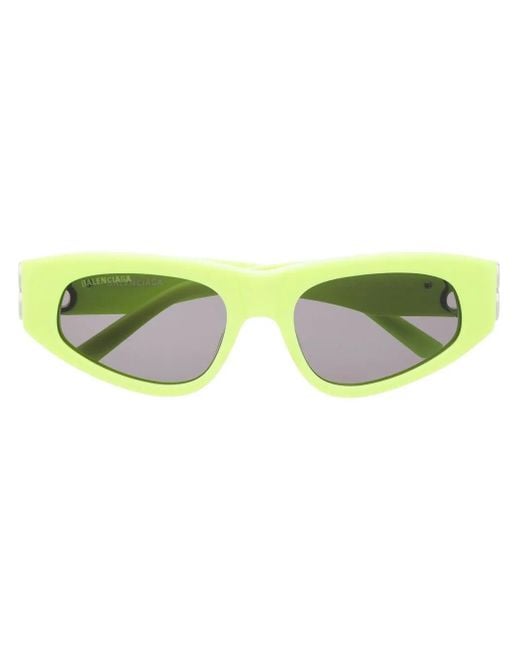 Balenciaga Green Dynasty D-Frame Sunglasses