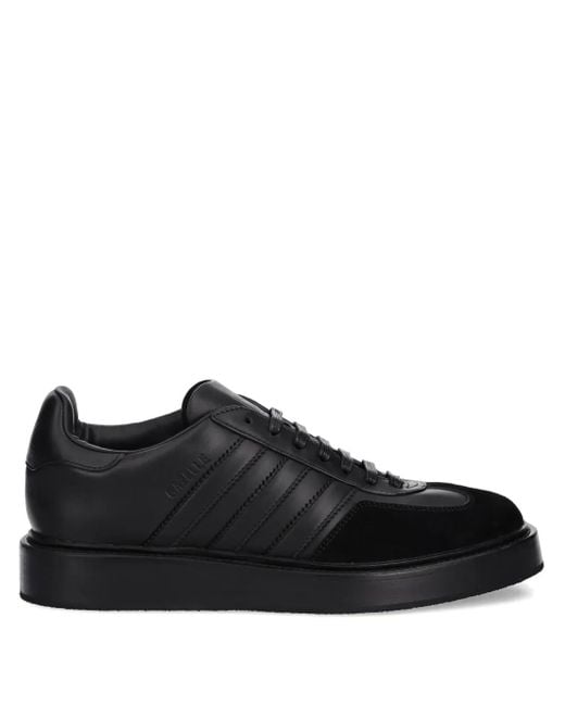 Adidas Black Gazelle Plateau-Sneakers mit Streifen