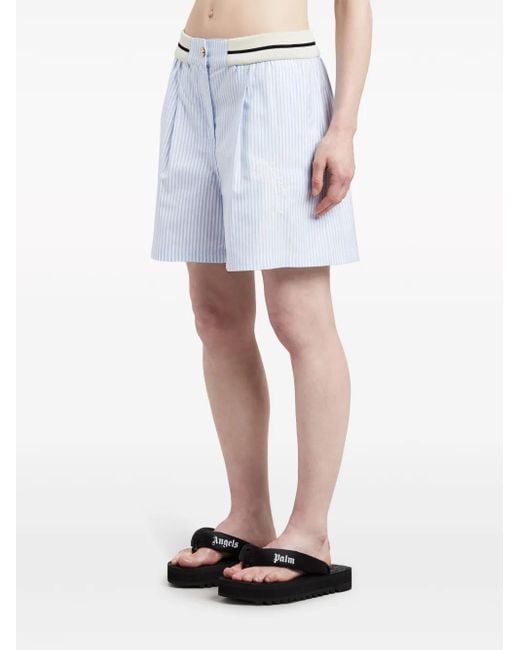Palm Angels Blue Pants & Shorts