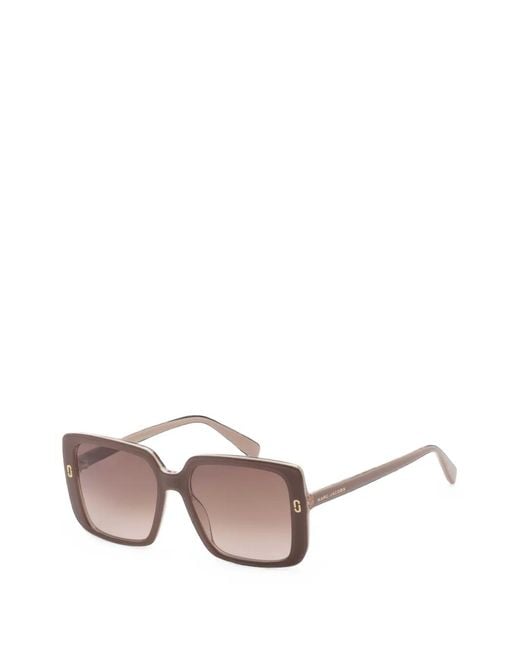 Marc Jacobs Pink Runway Square-Frame Sunglasses