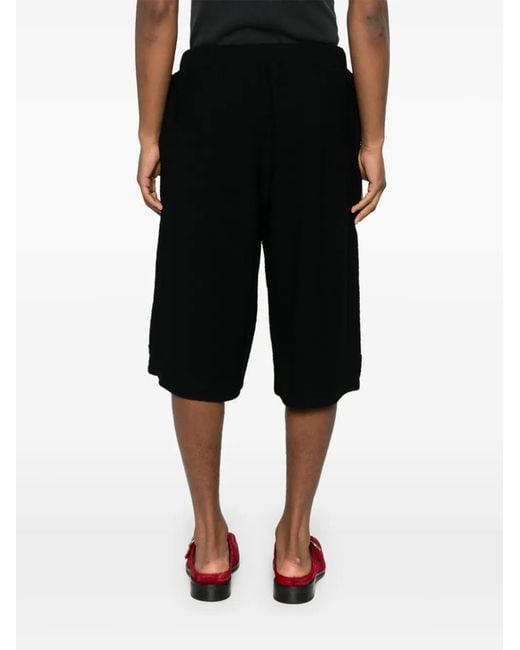 Homme Plissé Issey Miyake Black Cotton Shorts for men
